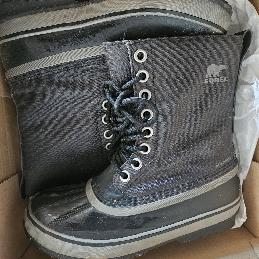 Sorel Black Winter Boots